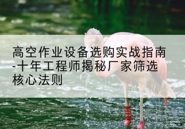 龙亭剪叉式升降机厂家-高空作业设备选购实战指南-十年工程师揭秘厂家筛选核心法则